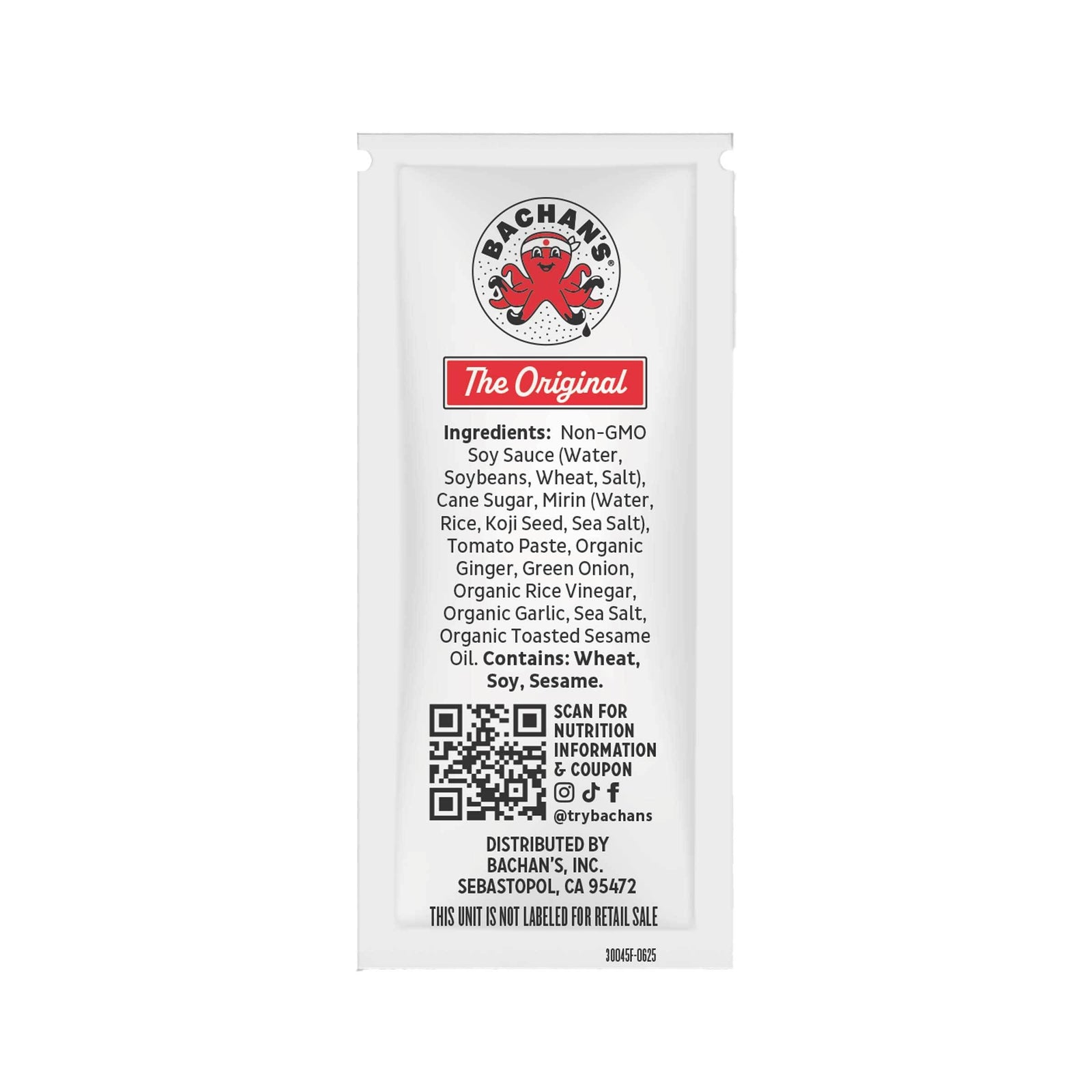 The Original Japanese BBQ Sauce, .35oz - Balanced Artisan Sauce Assortment